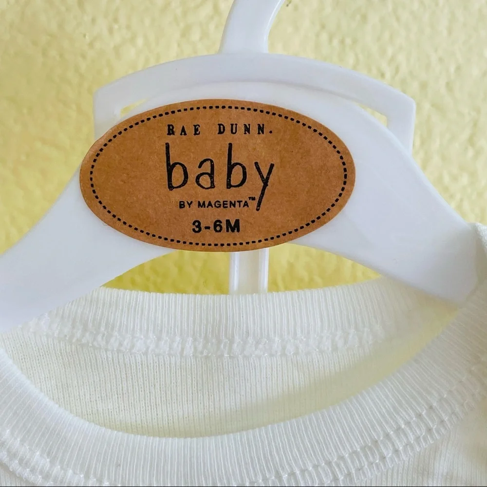 Rae Dunn I GOT IT FROM MY MAMA Baby Girl Bodysuit Pants Headband 3Piece Set 3-6M